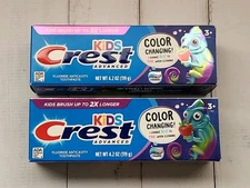 (Pack of 2) Crest Advanced Kid's Toothpaste, Strawberry Flavor, 4.2 oz, Ages 3+
