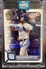 2024 Topps Archives Signature Series -  Randy Arozarena /99 - Buyback Auto Rays