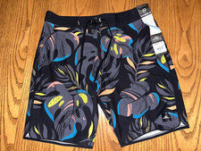 O'NEILL HYPERFREAK MYSTO SCALLOP 19" MEN'S BOARDSHORTS SWIM TRUNKS SIZE 32