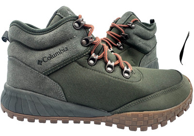 Columbia Men's Fairbanks Mid Omni Heat Lace Up Boots Green/Olive Size:8.5 206M