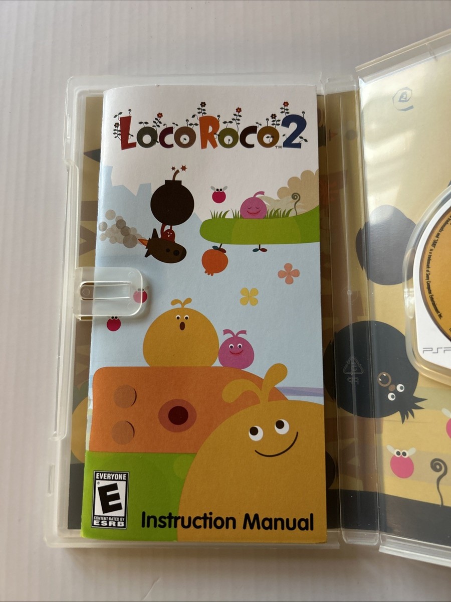 LocoRoco 2 Sony PSP - CIB w/ Manual And Registration Card