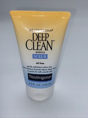 Neutrogena Deep Clean Gentle Face Scrub 4.2 Fl oz Oil Free Dermatologist Tested