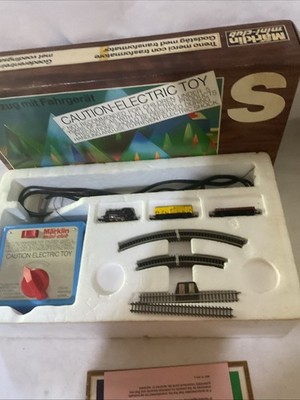 Vintage Marklin Mini-Club 8907A Z-Scale Train Set AS IS Original