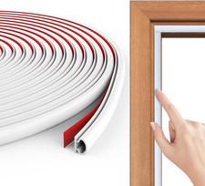 Türdichtung Dichtungsband Selbstklebend, D-Profil Gummidichtung, HaustüR Dichtun