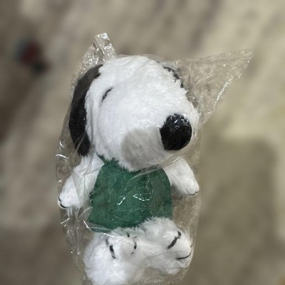 Starbucks Snoopy Plüsch 2022 Weiß Grün 13 cm Neu Sammler Spielzeug