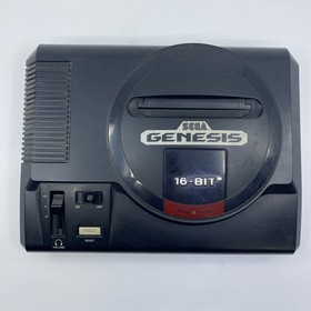 Sega Genesis Console 16 Bit Model 1601 with 6 Games & 1 Controller Tested Works