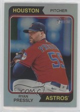 2023 Topps Heritage High Number Chrome Refractor 108/374 Ryan Pressly #648 y5m