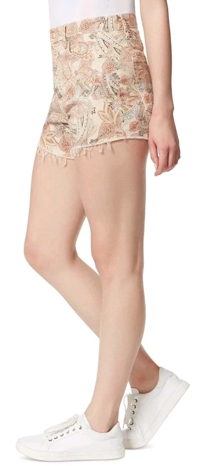 Nuevo con etiquetas Pantalones Cortos Jessica Simpson Talla 29 Infinite Cintura Alta Dobladillo Deshilachado Cachemira Salvaje  Foto 3 de 4