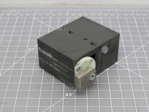 REXROTH 3 842 515 345 TYPE VE2/D-20 PNEUMATIC DAMPENED STOP GATE T166607