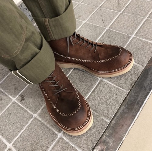Men Handmade Goodyear Suede Genuine Leather High Top Desert Paratrooper Boots - Picture 9 of 9