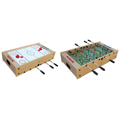 Garlando Mini-Tischkicker Kicker & Airhockeytisch Multi 2in1 Tischaufleger