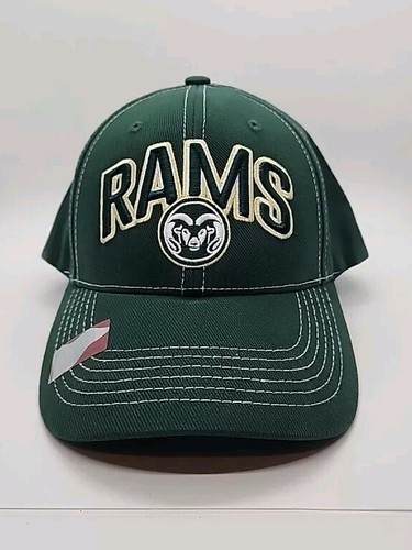 CSU Colorado State Rams grün fesselnde Kopfbedeckung Riemen Rücken Mütze Kappe verstellbar - Bild 7 von 7