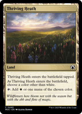 Thriving Heath [March of the Machine Commander] Magic MTG