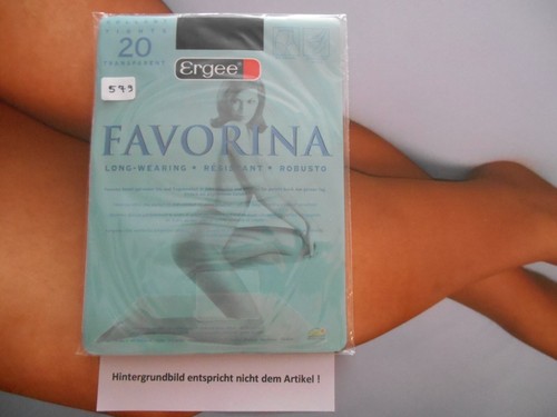 Ergee Favorina Strumpfhose 20 DEN Gr. 46-48 Schwarz # 579 - Bild 2 von 2