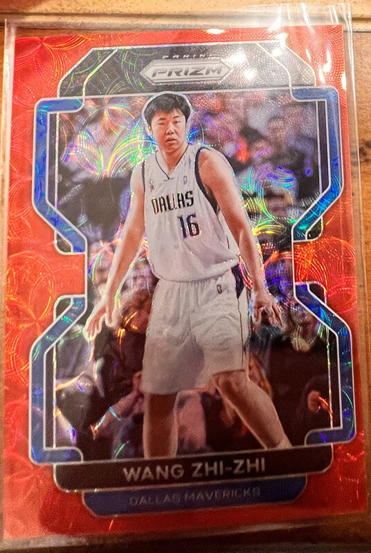 2021-22 Prizm Wang Zhi Zhi #273 Choice Red Scope /88