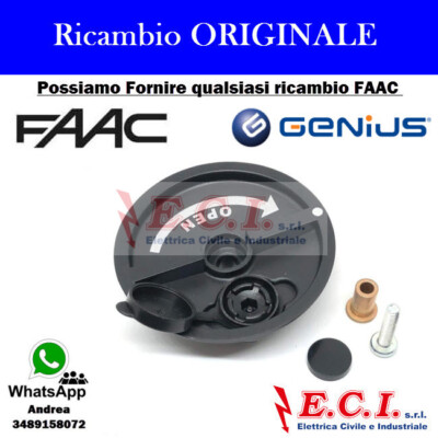 FAAC Genius Original 6020661 Motor Unlocking Knob Blizzard