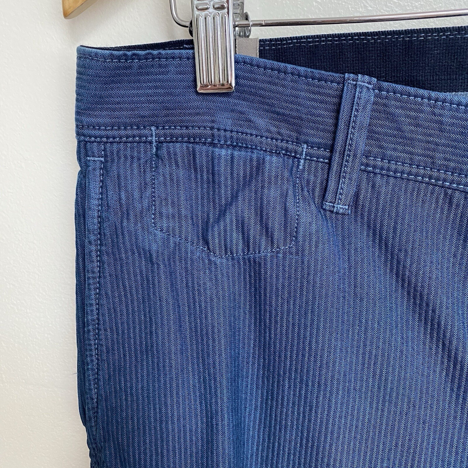 Banana Republic Heritage Collection Fulton Skinny Fit Pinstripe Chino Pant 31x32 image 3