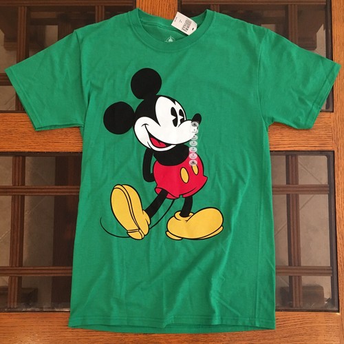 Disney Parks Mickey Mouse Green T-shirt 