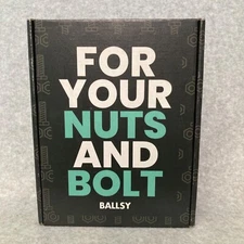 Ballsy For Your Nuts And Bolt 3 Pc Men's Gift Set Ballwash Sack Spray Nut Rub