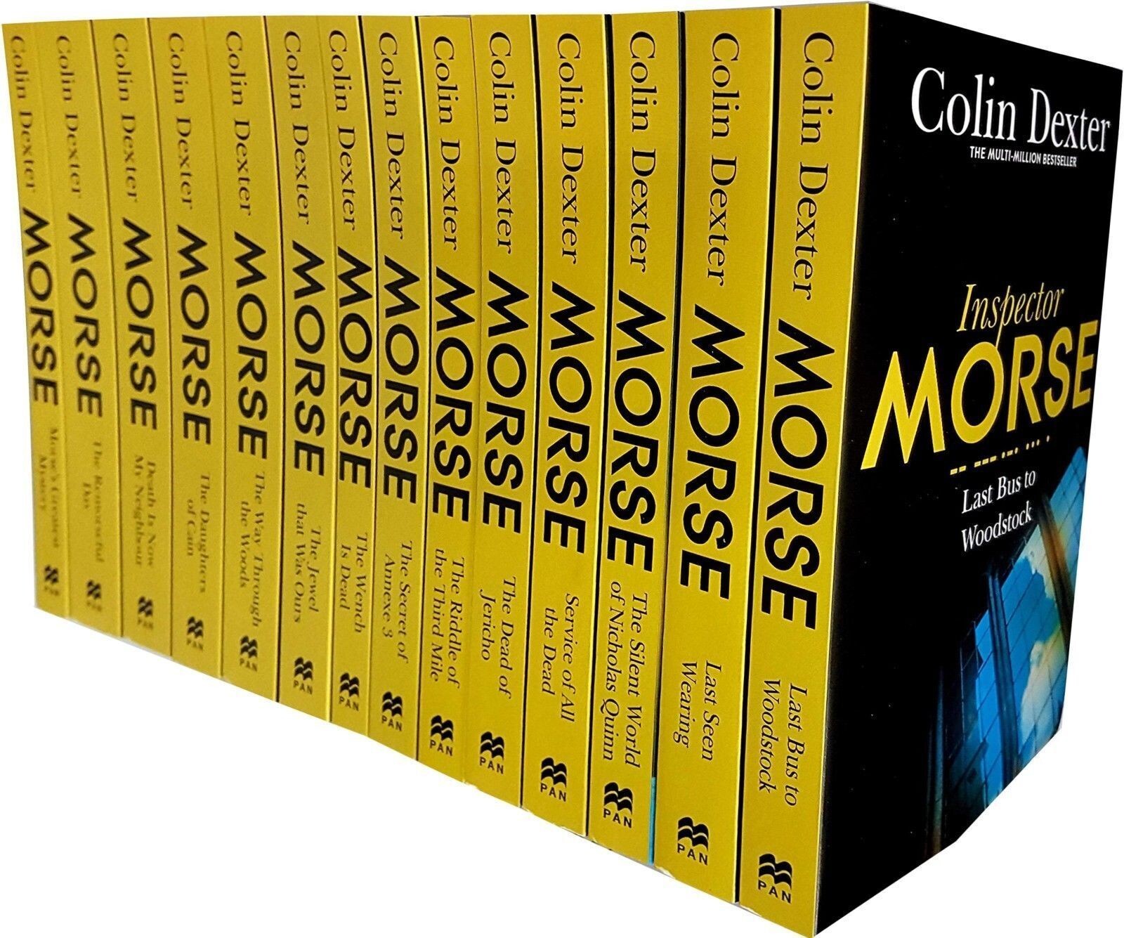 Colin Dexter Inspector Morse Mysteries Complete Series 14 Book Collection Set