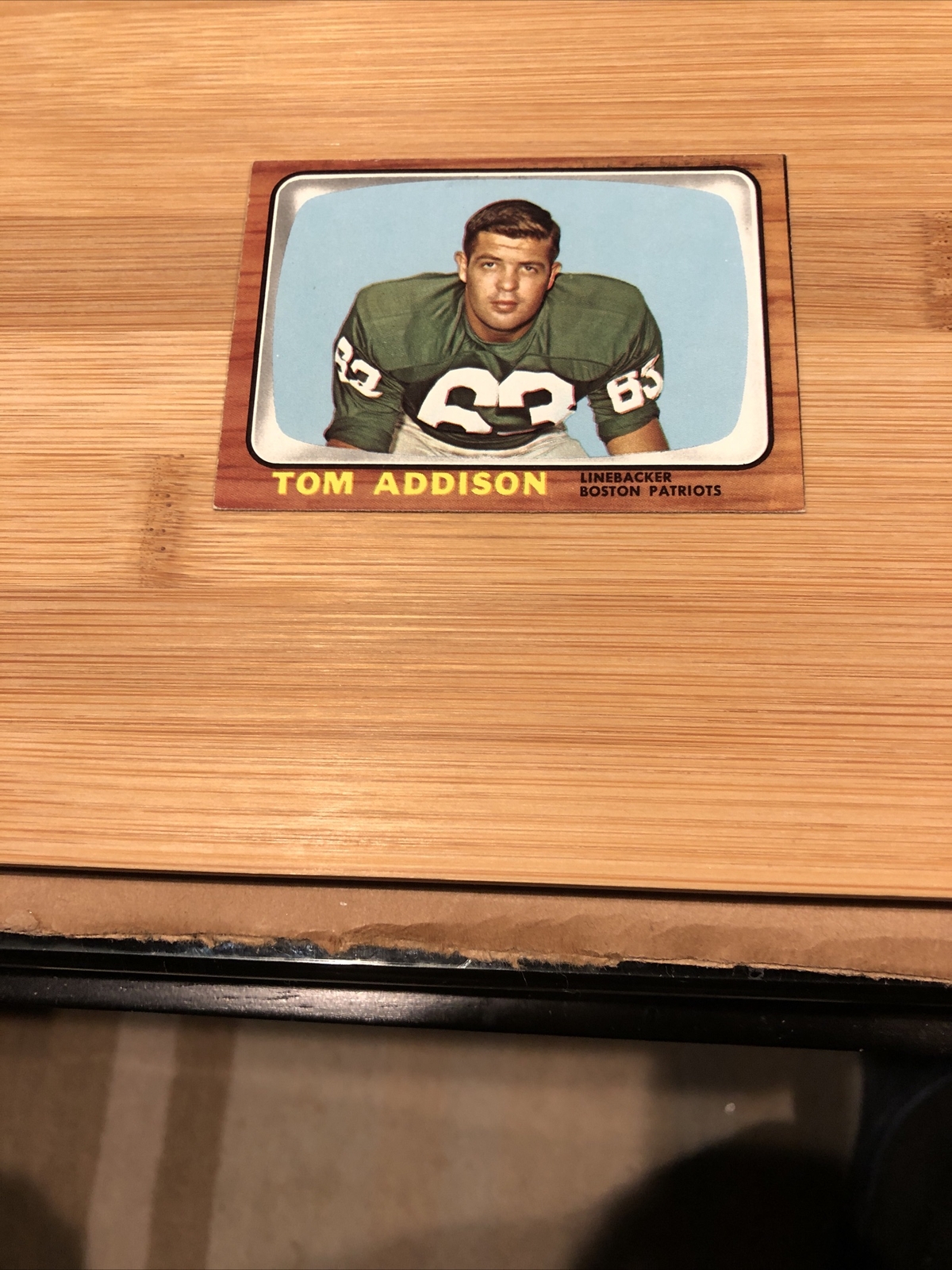 1966 Topps #1 Tom Addison Ex/Mt