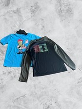 UNDER ARMOUR Lot2 Boys Shirts Size 7 Short Long Sleeves 1 Blue 1 Black Preown