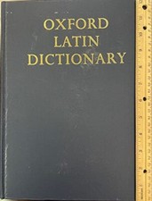 Oxford Latin Dictionary Glare, P. G. W.