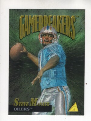 1995 Pinnacle #14 Steve McNair Gamebreakers