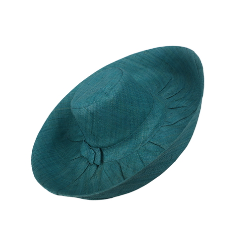 Women's Wide Brim Mimosa Sun Hat - Colorful Raffia Summer Sun Beach Straw Hat - Picture 92 of 142