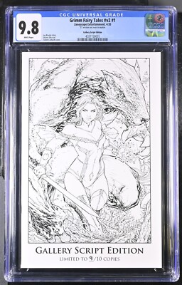 Grimm Fairy Tales V2 #1  - Gallery Script Edition Limited to 10 Copies - CGC 9.8