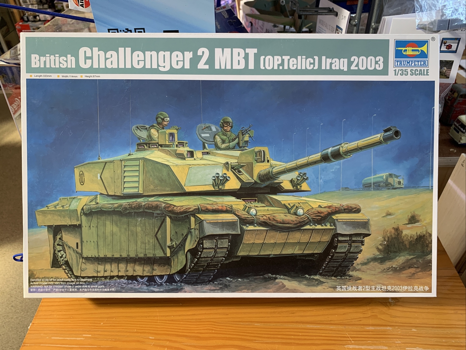 Trumpeter 1:35 - British Challenger 2 MBT (Iraq 2003) TRU00323 Great Kit