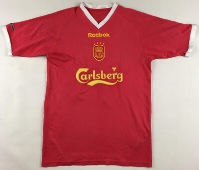 FC Liverpool 2001 2003 #10 Michael Owen Cup shirt Reebok jersey
