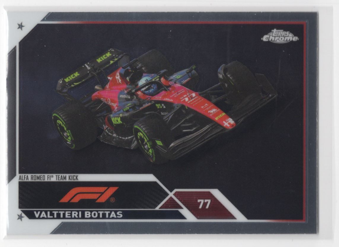 2023 Topps Chrome Formula 1 Valtteri Bottas Alfa Romeo F1 Team Kick #39