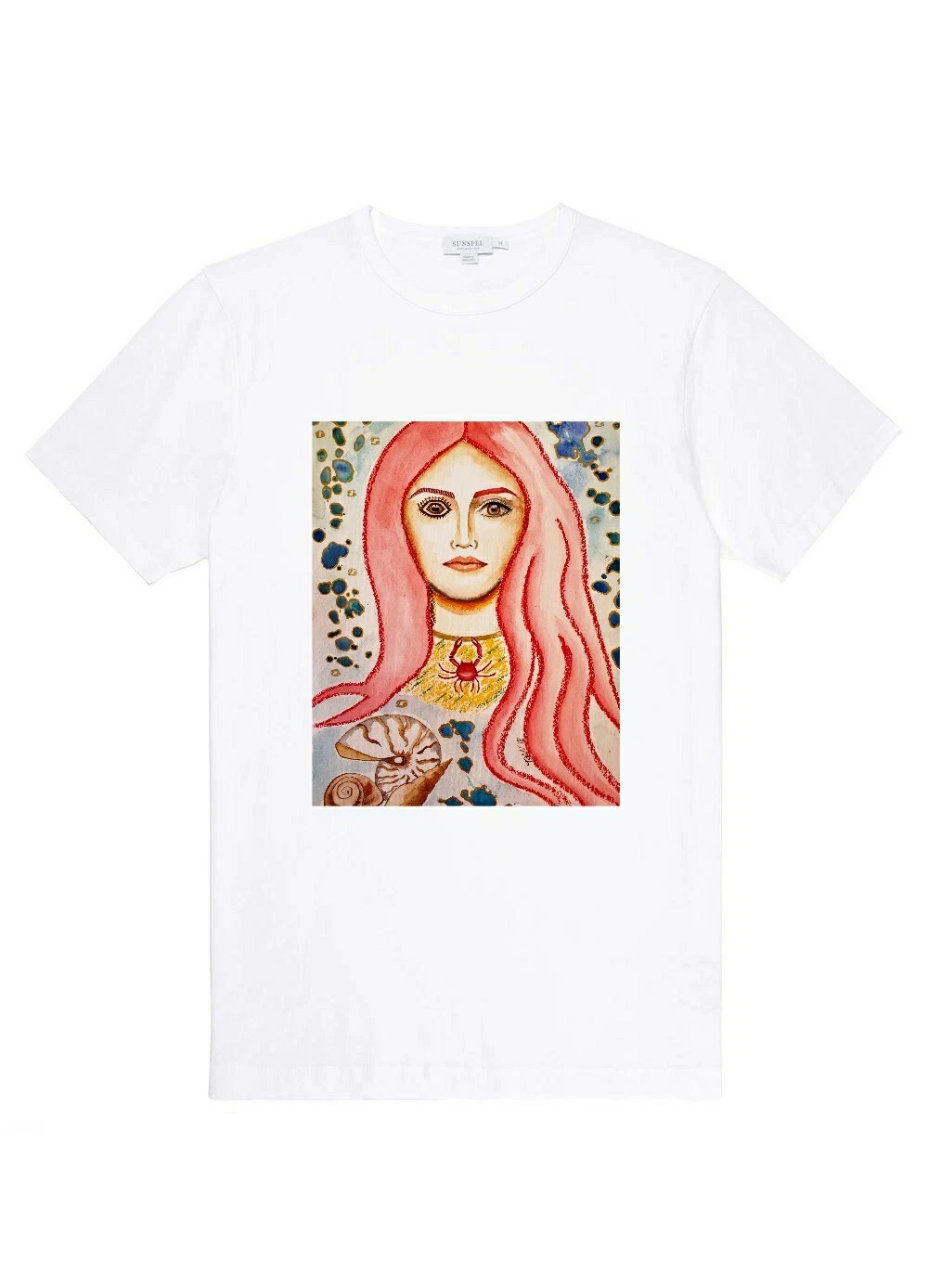 "Cancer Queen" Unique Art T-Shirt - Unisex ASTROLOGY SIGNS SERIES