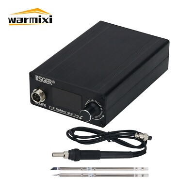 KSGER STM32 V3.1S T12 120W OLED Soldering Station+T12-K + T12-ILS Soldering Tips