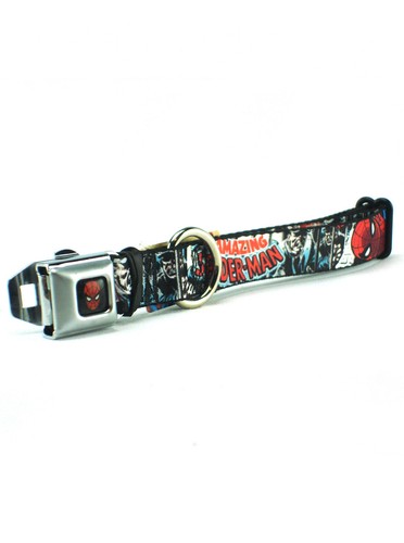 Amazing Spider-Man Dog Collar Seatbelt Seat Belt Marvel Comics Pets New With Tag - Picture 3 of 4