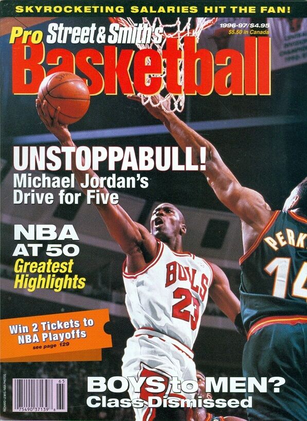 1996-97 Street & Smith's Pro Basketball Magazine: Michael
