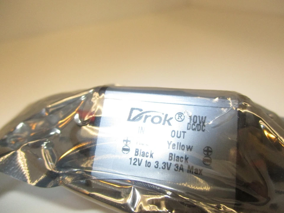 12V to 3.3V Converter DROK Car Power Converter DC 9V-22V 12V to DC 3.3V - Image 2 of 3