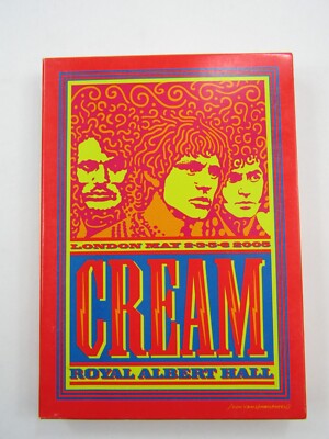 CREAM Royal Albert Hall 2005 2 Disc DVD Set Interviews Plus Alternate Takes