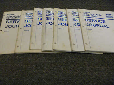 Ford New Holland Versatile Issue 2/94 Thru 9/94 Service Journal Manual Set xz