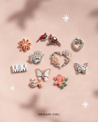 New Origami Owl Mother's Day Charms Lockets Necklaces Buy 4 Get Free Charm