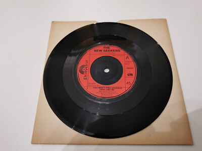 the new seekers you wont find another fool like me 7'' vinyl record very good