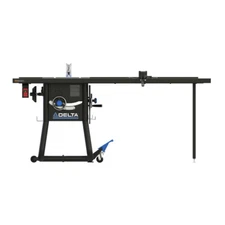 Delta 36-5152T2 15 Amp 52 in. Contractor Table Saw w/ Cast Ext. Wings New