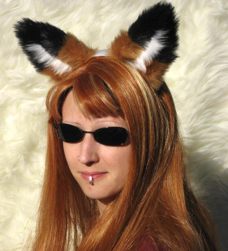 Realistic Fursuit Tail Fox Rust Red Copper FauxFur Furry Cosplay