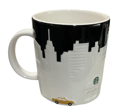 Starbucks New York City 3D Mug 2012 Skyline Taxi Collector Series 16oz - Picture 4 of 8