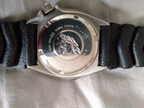 SEIKO MODDED AUTOMATIC WATCH 7002 DIVERS 1993 WHITE DIAL *Needs A Service - Picture 7 of 15