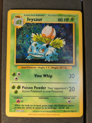 Pokemon Ivysaur 002/034 Holo Pokemon Card Game Classic English New