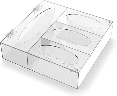Ziplock Bag Storage Organizer, Acrylic Kitchen Drawer Baggie Box