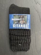Vintage 1994 Gitano Womens Black Basic Slouch Scrunch Socks New Size 4-10