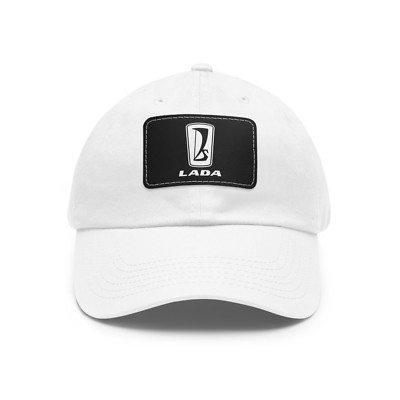 RARE! Lada logo 1975s Design Dad Hat with Leather Patch